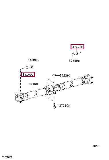 9020108097 Toyota Прокладка