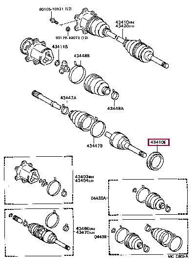 9030476005 Toyota Сальник