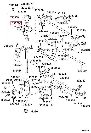 9031018002 Toyota Сальник штока кулисы КПП