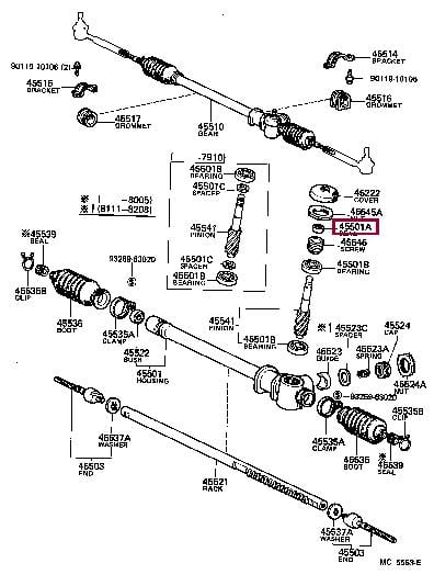9031115002 Toyota Сальник рулевой рейки