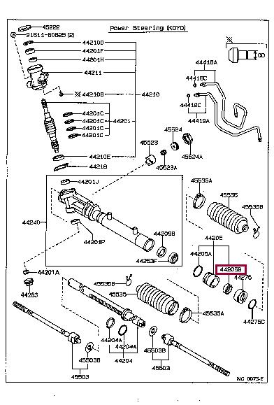 9031124008 Toyota Сальник