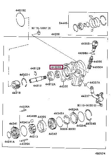9031617004 Toyota Сальник