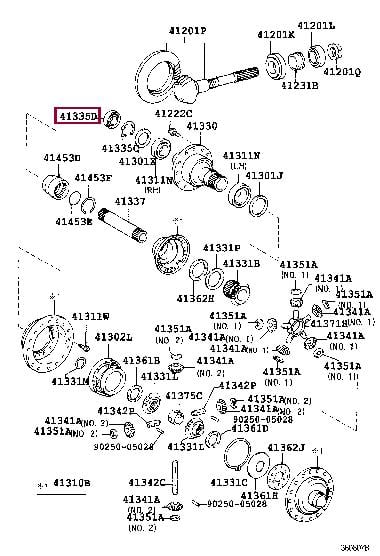 9036328012 Toyota Подшипник