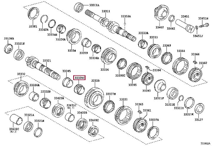 Підшипник голчастий Toyota 90364-47010