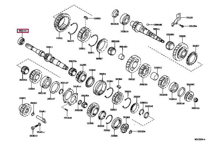 9036530023 Toyota Подшипник КПП