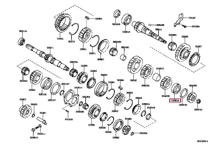 9036628002 Toyota Подшипник КПП