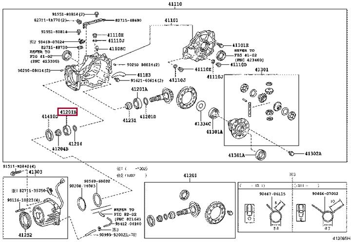 9036630099 Toyota Подшипник дифференциала
