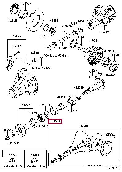 Підшипник Toyota 90368-30002