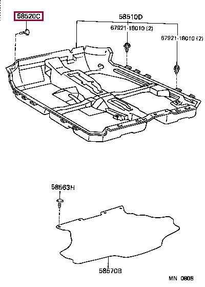 904670601649 Toyota Клипса