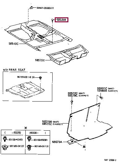 9046706016C0 Toyota Кліпса