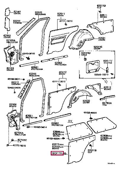 Toyota 90467-07030-01 Клипса 904670703001: Отличная цена - Купить в Украине на EXIST.UA! 904670703001 Toyota Клипса
