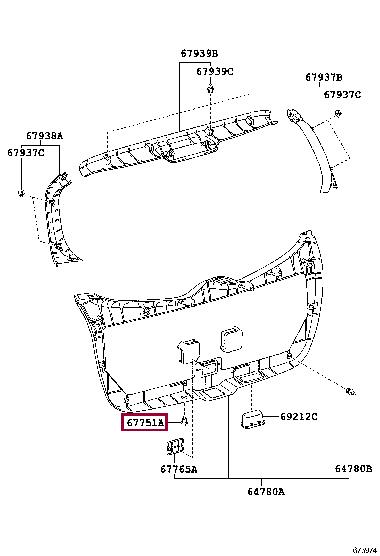 9046707041P3 Toyota Кліпса
