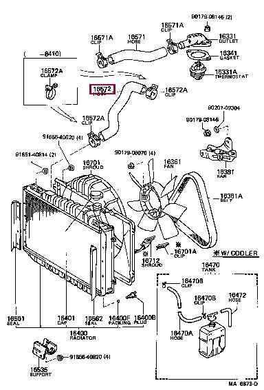 9046737005 Toyota Хомут