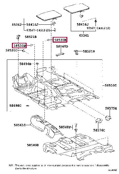 90467W0006B3 Toyota Кліпса