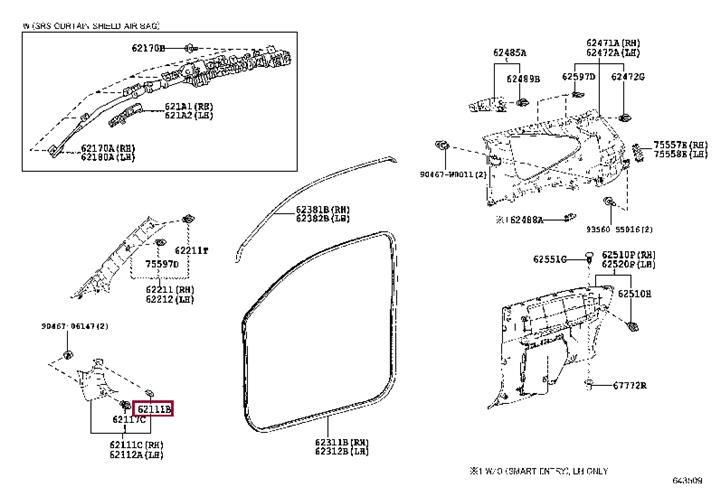 Клипса Toyota 90468-05077