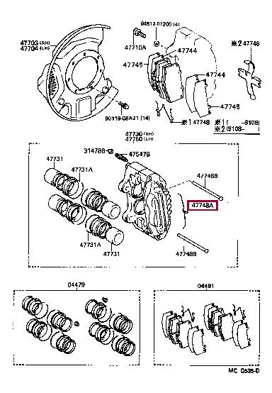 Toyota 90468-12019 Зажим 9046812019: Отличная цена - Купить в Украине на EXIST.UA! 9046812019 Toyota Зажим