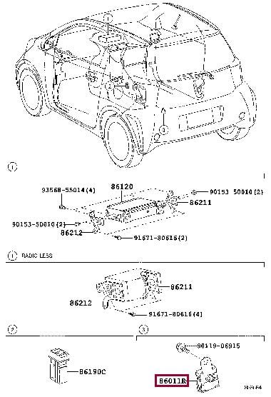 9098004189 Toyota Конденсатор