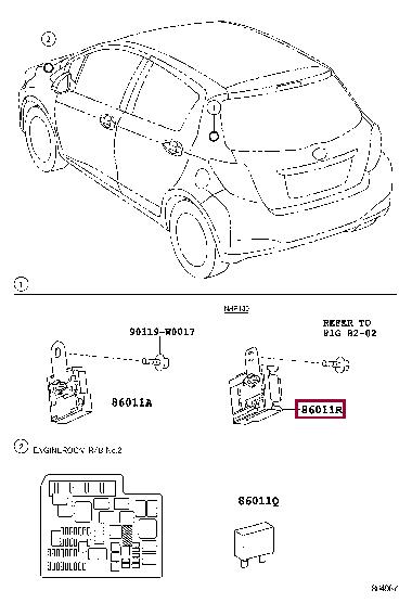 9098004204 Toyota Конденсатор