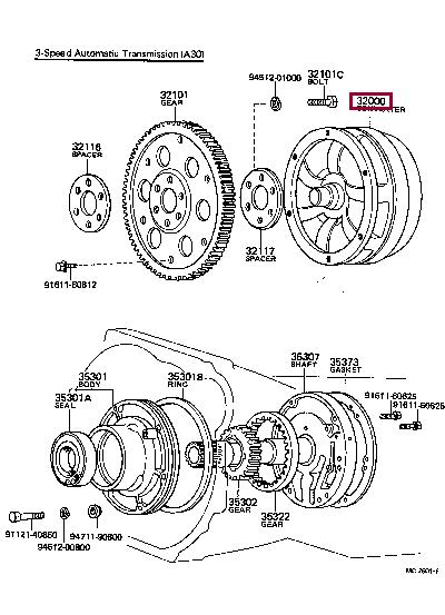 9451201000 Toyota Шайба опорная сателлитов дифференциала