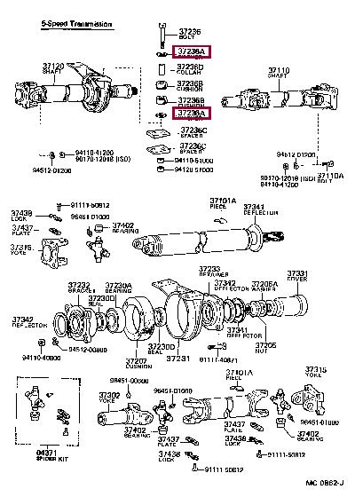9461211001 Toyota Шайба опорная сателлитов дифференциала