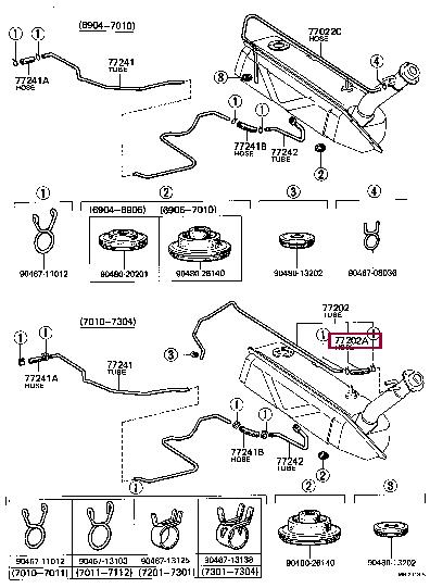 9533306010 Toyota Шланг топливный
