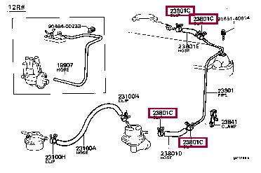 Toyota 96132-51100 Кліпса кріплення 9613251100: Приваблива ціна - Купити в Україні на EXIST.UA! 9613251100 Toyota Кліпса кріплення