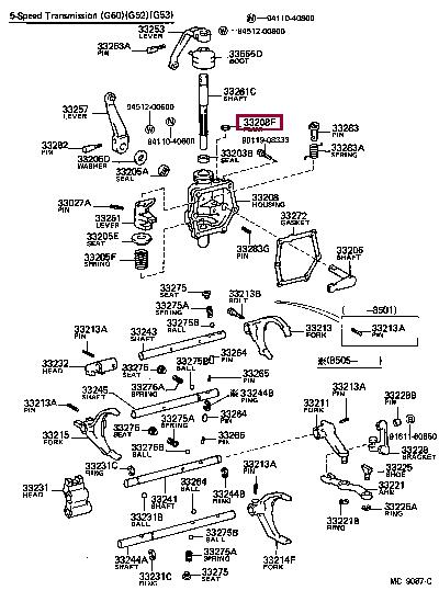 9641141200 Toyota Пробка