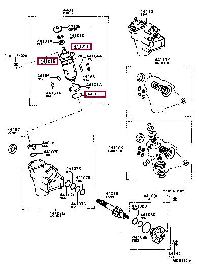 9671119009 Toyota Кольцо