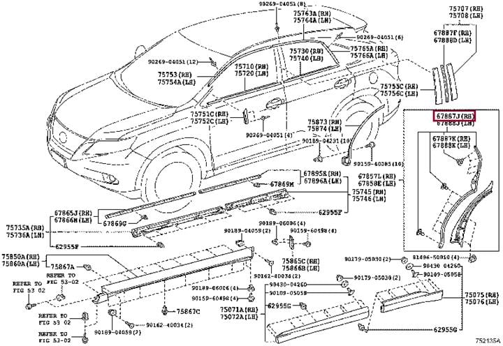 6787348010 Toyota Уплотнитель двери
