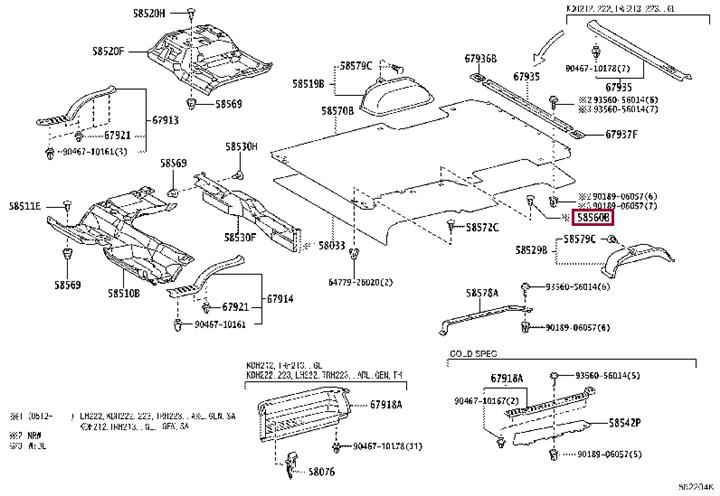Toyota 90467-07198-C0 Клипса 9046707198C0: Отличная цена - Купить в Украине на EXIST.UA! 9046707198C0 Toyota Клипса