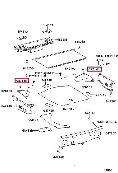 Toyota 90467-08150 Клипса 9046708150: Отличная цена - Купить в Украине на EXIST.UA! 9046708150 Toyota Клипса