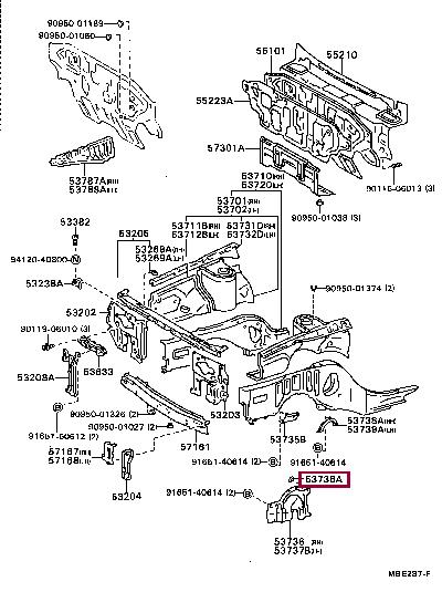 Toyota 90467-09030 Кліпса 9046709030: Приваблива ціна - Купити в Україні на EXIST.UA! 9046709030 Toyota Кліпса