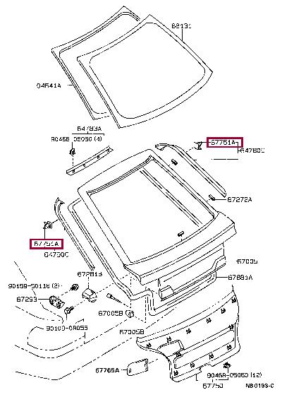 9046710084 Toyota Клипса