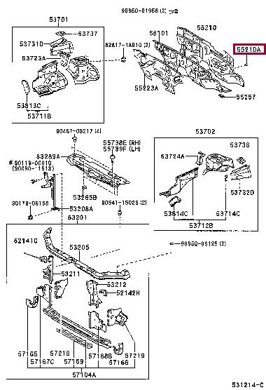 904671102101 Toyota Клипса