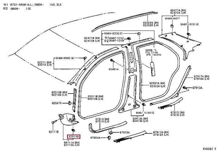 9046711083 Toyota Кліпса