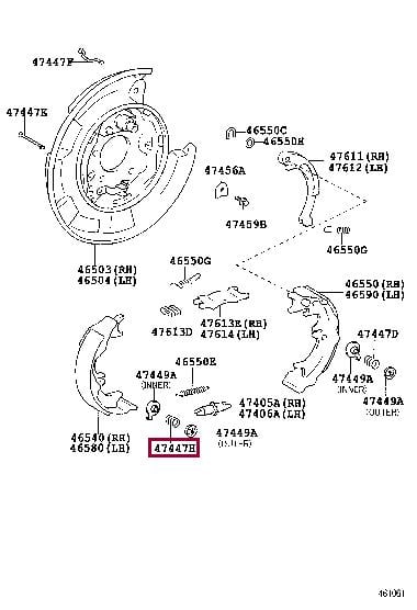 Toyota 90501-A0001 Spring, compression, no.1(for parking brake shoe hold down) 90501A0001: Отличная цена - Купить в Украине на EXIST.UA! 90501A0001 Toyota Spring, compression, no.1(for parking brake shoe hold down)