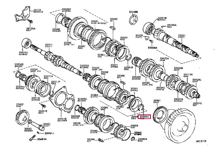 9052027046 Toyota Кольцо стопорное
