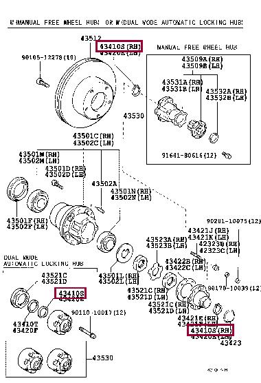9052031009 Toyota Кільце стопорне