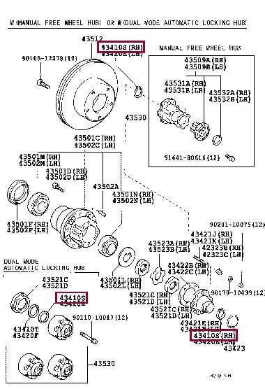 9052031010 Toyota Кольцо стопорное передней ступицы