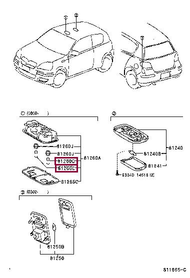 90981WB002 Toyota Лампа галогенная 12В