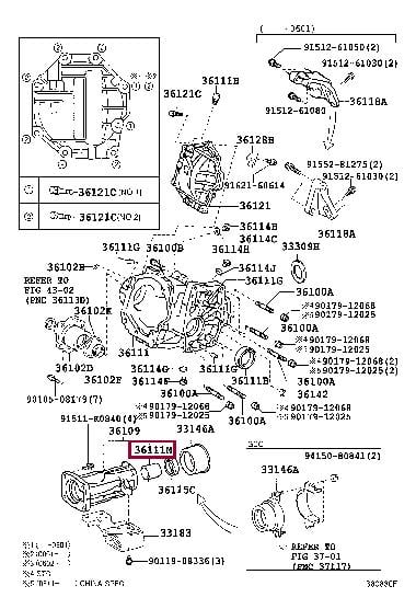 9099973105 Toyota Сальник