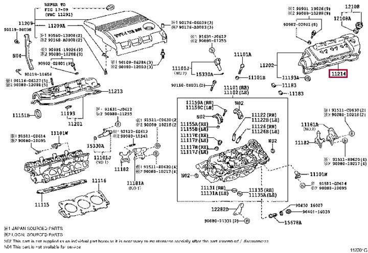 Купить Toyota 11214-0A010 по низкой цене в Украине!