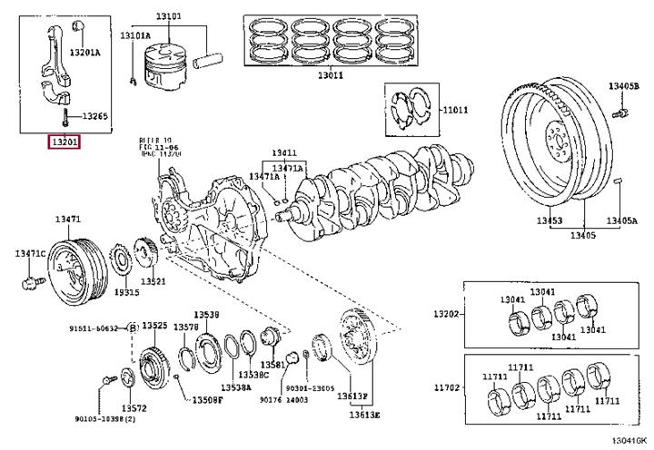 Купить Toyota 13201-30041 по низкой цене в Украине!