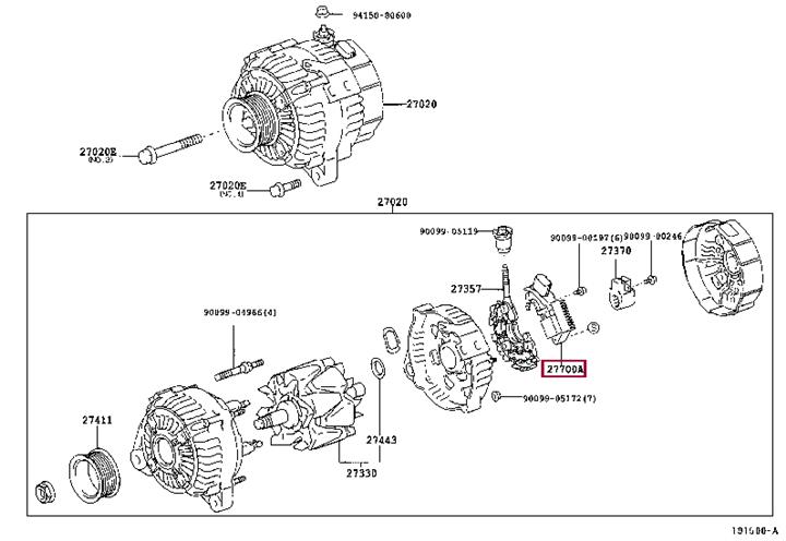 2770028060 Toyota Регулятор напруги