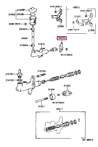 3141510010 Toyota Прокладка профилированная