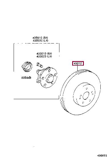 Купить Toyota 43512-50220 по низкой цене в Украине!