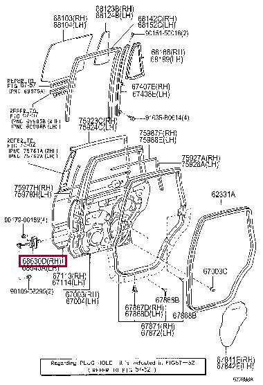 6863060100 Toyota Ограничитель двери
