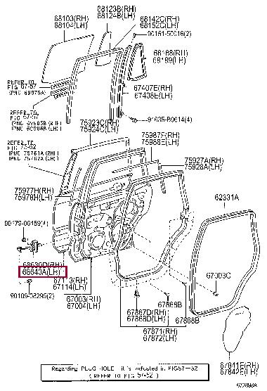 6864060090 Toyota Ограничитель двери