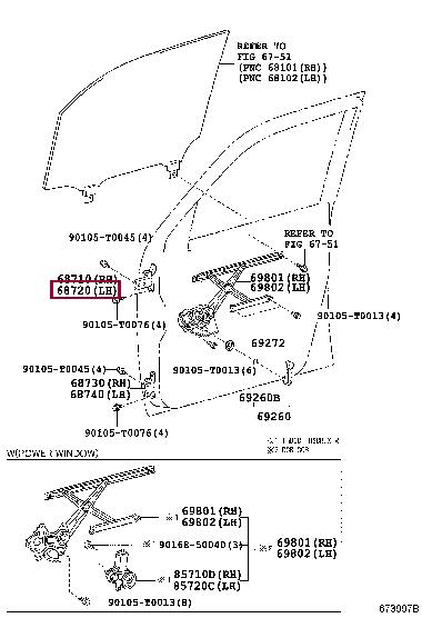 687200D030 Toyota Петля двери