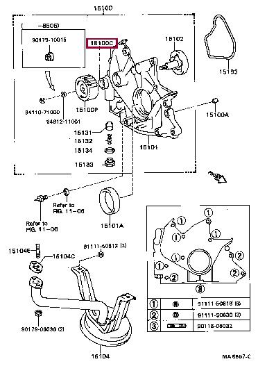 1516564010 Toyota Сальник